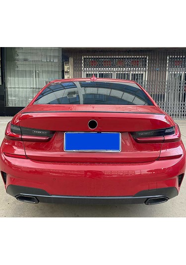 Bmw G20 M3 Bagaj Üstü Spoiler Parlak Siyah Spoyler Plastik İthal 2019-2022