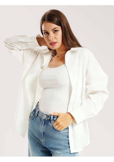 Clever Wear Ceket Altı Dikişsiz Atlet 150417273 Beyaz