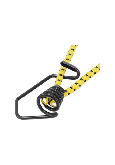 Suntek Kancalı Bungee Kablosu 6mm Halat Kanopi Bağları Sarı Sarı
