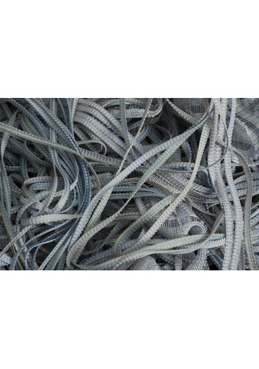 Düz Ip Perde Gri Çift Renk Hazır Ip Perde 300 X 280 Cm