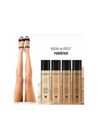 Bebak Bacak ve Vücut Fondöteni No 3 Dark 75 ML