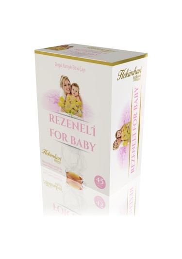 Hekimhan Bitkisel Rezeneli For Baby Doğal Karışık Bitki Çayı Süzen Poşet 2'li 45 x 2 G
