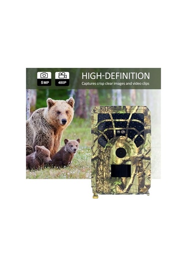 Dancemonkey Kamerası 5mp 480p İz Ve Oyun Kamerası Hareketle Etkinleştirilen Avcılık Kamerası Açık Hav Çok Renkli