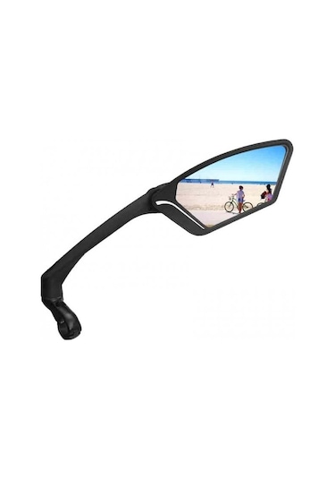 Meachow Me-002Sr Sağ Bisiklet Aynası Kelepçe Montaj Gümüş Lens