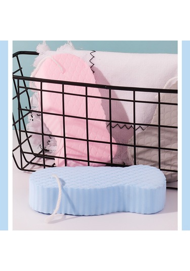 Hangfox Ani Ölçek Kaldıran Banyo Spongesi - Aileye Uygun - Pembe Renkli Temizleme Ve Bakım Aracı