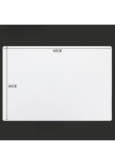 Beyaz 60x40 Cm Silikon Masa Mat Kaymaz Kesme Tahtası Mat Yalıtımlı Mat Öğrenci Yemek Mat Büyük Placemat Çekmece Mat Beyaz