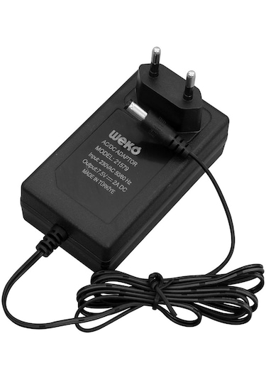 Weko 7.5 Volt - 2 Amper 5.5x2.5 Uçlu Yerli Üretim Priz Tipi Adaptör