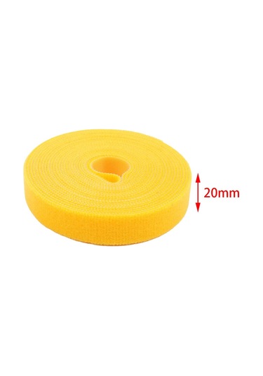 Homyl Kablo Bağları Tutucu Kordon Sarıcı Okul Ve Ev Sarı