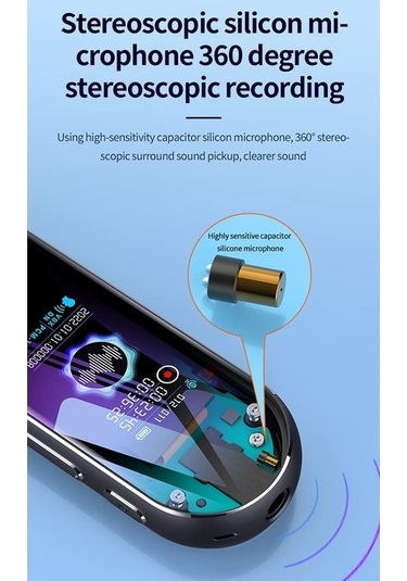 Createtech 128gb Q53 Ses Kaydedici - Zamanlama Özellikli Aktif Kayıt Cihazı