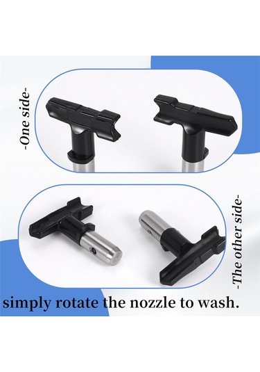 Xurunkeji 2 Adet Tersinir Havasız Boya Püskürtme Ucu, Havasız Boya Püskürtme, Havasız Püskürtme Makinesi Parçaları 310