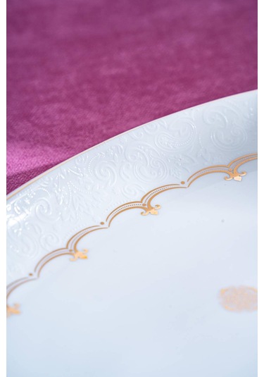 Paradise 12 Kişilik 54 Parça Porselen Yemek Takımı Beyaz