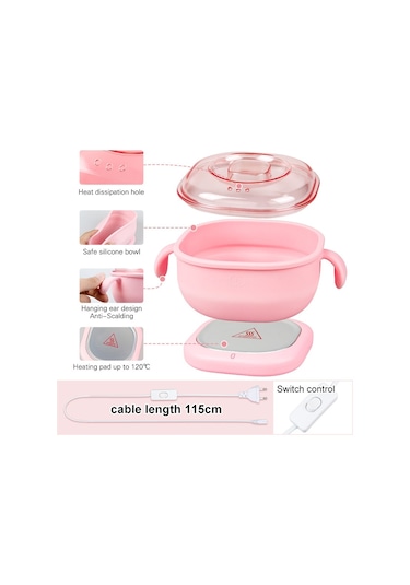 Sones 100w 400ml Ağda Isıtıcı Katlanabilir Silikon Tüy Alma Ağda Makinesi Ab Fişi 220v