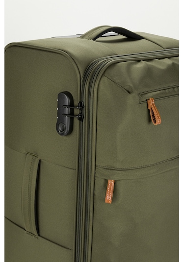 Fossil Unisex Büyük Boy Kumaş Valiz 028-01 Haki