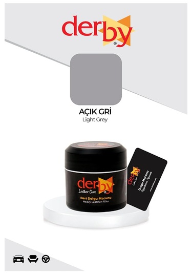 Derby Açık Gri Deri Çatlak Giderici Dolgu Macunu 50gr