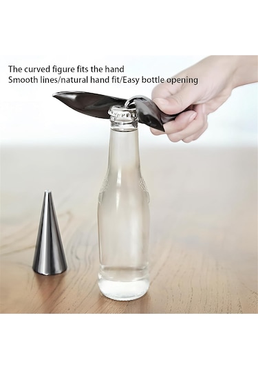 Alaşımlı Kapak Açacağı, Uçan Kuş Şişe Açacağı Gümüş Gri