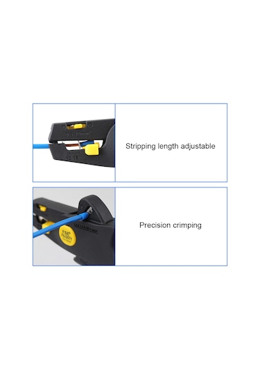 Tenfowee "çok Fonksiyonlu Ayarlanabilir Kablo Soyma Pensesi - 20-9awg Aralığı, 0.25-6mm² Kesme Ve Sıkma"