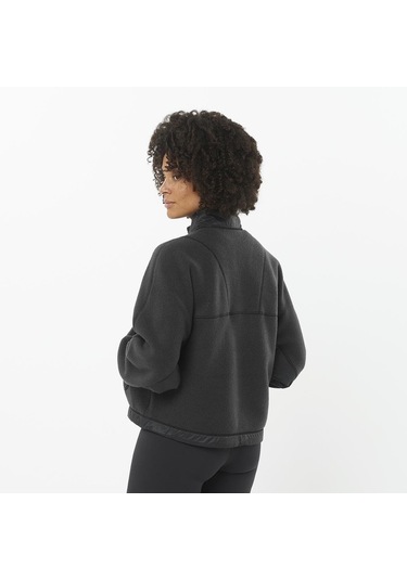 Salomon Chroma Fleece Crop W Siyah