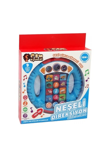 Can Oyuncak Neşeli Direksiyon Müzikli Oyuncak