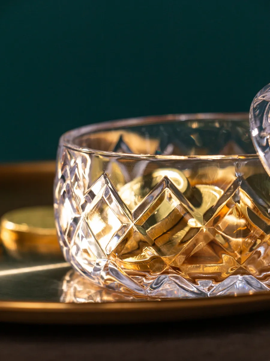 Lefard Gem Şekerlik 320 Ml Kapaklı Cam 205448433 Beyaz