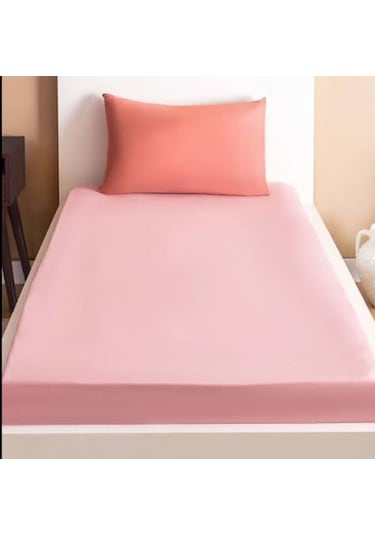 Gercella 150x240 Tek Kişilik Çarşaf Pembe