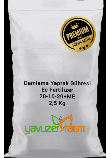 Damlama Yaprak Gübresi Special 20.10.20+me Ec Fertilizer 2,5 Kg