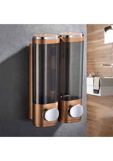 Suntek Manuel El Sabun Dispenseri Şampuan Ve Saç Çift-altın-600ml Çift Altın 600ml Diğer