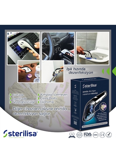 Sterilisa Mini Darbeli Uvc Sterilizasyon ve Dezenfeksiyon Cihazı