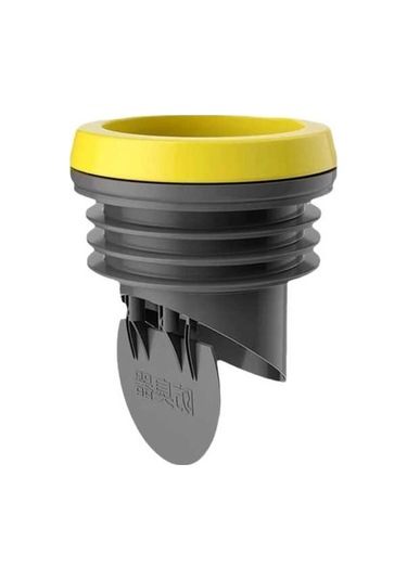 Pazly Suntek Tuvalet Flanş Conta Halkası Evrensel Gri Koku Önleme Gri