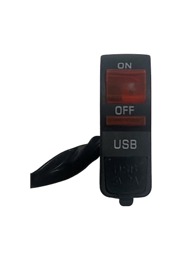 FAR AÇMA DÜĞMESİ USB IŞIKLI SARI