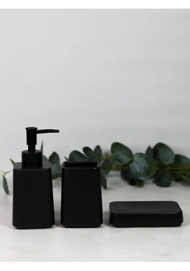 Denezo Banyo Aksesuarları Seti 164980825 Mat Siyah