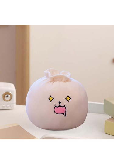 Homyl Bao Bun Dolması Peluş Hamur Yastık Yuvarlak Baozi Çok Stil B