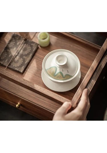 Peace Tea Çay Demliği Gaiwan 180741792 Beyaz