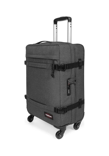 Eastpak Transit'r 4 S Black Denim Siyah Valiz Kabin Boy Siyah