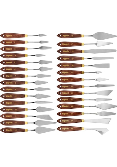 Bigpoint Metal Spatula No: 34 Painting Knife