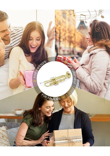 Eastar Etr-380 Standard Si Bemol Trompet Golden