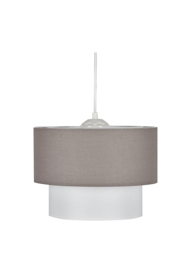 Melon Pasta 25'Lik Antrasit Beyaz Avize