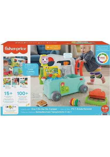 Fisher-Price Eğlen Ve Öğren 3'Ü 1 Arada Karavan Hck81