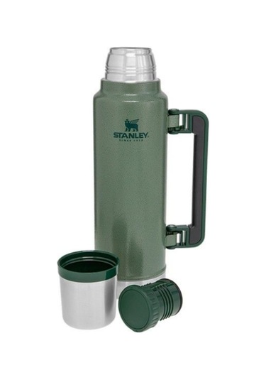 Stanley 1.4 Lt Vakumlu Çelik Termos - Sızdırmaz Ve Isı Koruyucu - Yeşil Yeşil
