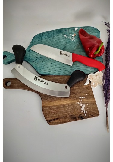 Sürmene Nakiri Şef Bıçağı Çift Tutma Satır Zırh