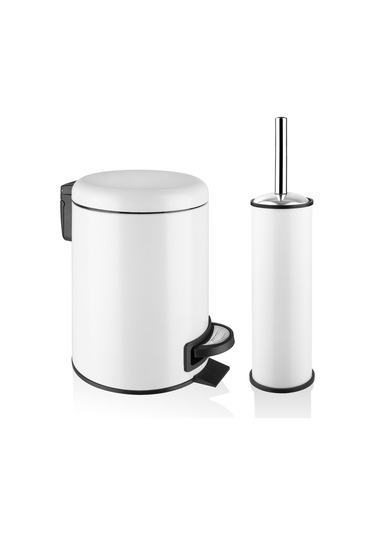 Siliwax İkili Banyo Seti - Beyaz 3 L Beyaz