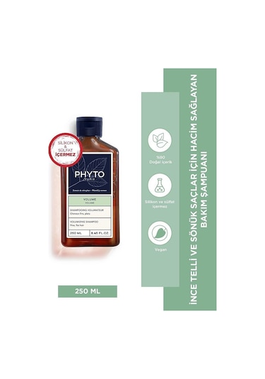 Phyto Volume İnce Telli Saçlar için Hacim Veren Şampuan 250 ML