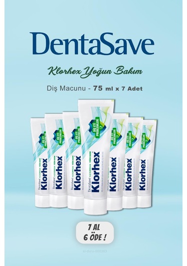 7 Al 6 Öde Dentasave Klorhex Diş Macunu 75 Ml