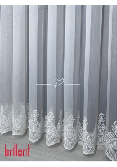 Tül Perde Brillant Marka Tt Zemin Etek İşleme Amazon Desen Çok Renkli