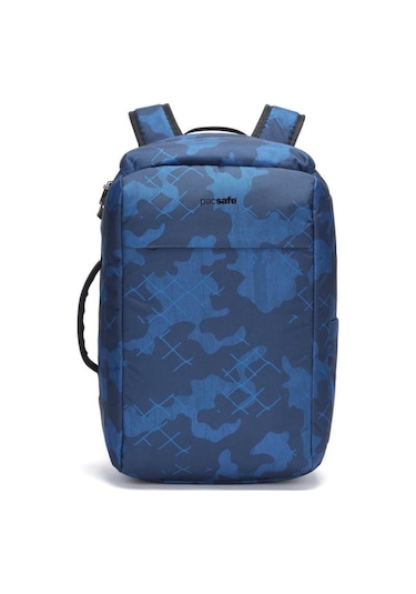 Pacsafe Vibe Anti Theft Sırt Çantası 28 Litre-Mavi̇-Kamuflaj