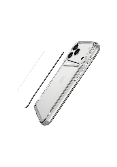 Apple Uyumlu iPhone 17 Pro Kılıf Zore T-max Kapak Seffaf