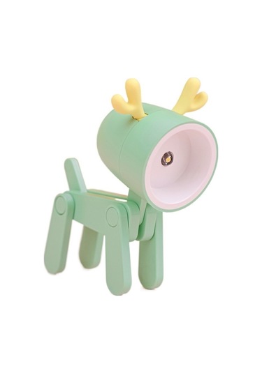 Soulader Katlanabilir Masaüstü Led Lamba Işık Ayarı Çalışma Odası Aydınlatma Yeşil