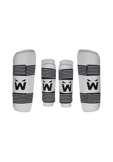 White Face Taekwondo Kol Kaval Koruyucu Taekwondo Kolluk Kavallık Seti -standart Çok Renkli