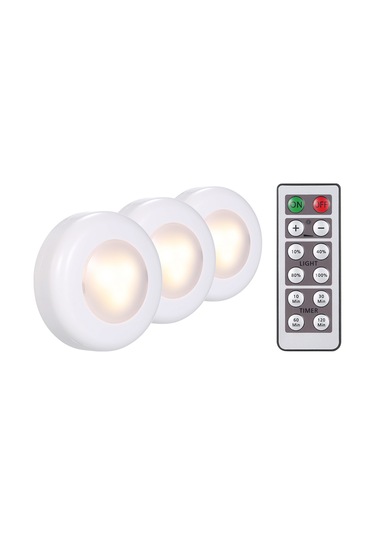 Singree Kablosuz Led Dolap Aydınlatma - 3'lü Paket, Uzaktan Kumandalı, Zamanlayıcılı, Parlaklık Ayarlı Diğer