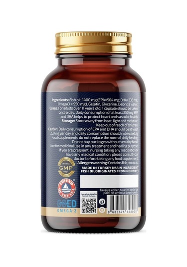 Oithox Omega 3 Balık Yağı 1400 MG 30 Kapsül