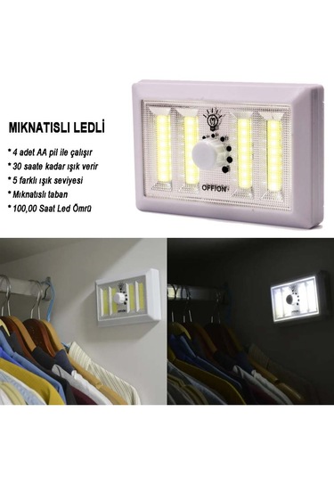 Watton Wt-383 Dimmerli Işık Seviyesi Ayarlanabilir Spot Lamba